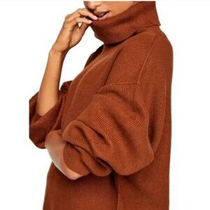 Free People Ribbed Oversized Cowl Neck Sweater